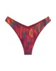 Delilah Fire Tie Dye Bikini Bottom sold by WeWoreWhat
