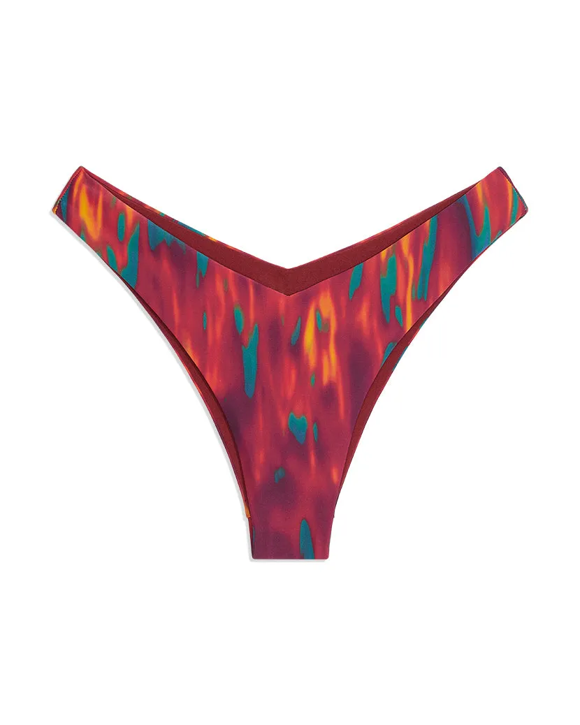 Delilah Fire Tie Dye Bikini Bottom sold by WeWoreWhat product image thumbnail 3