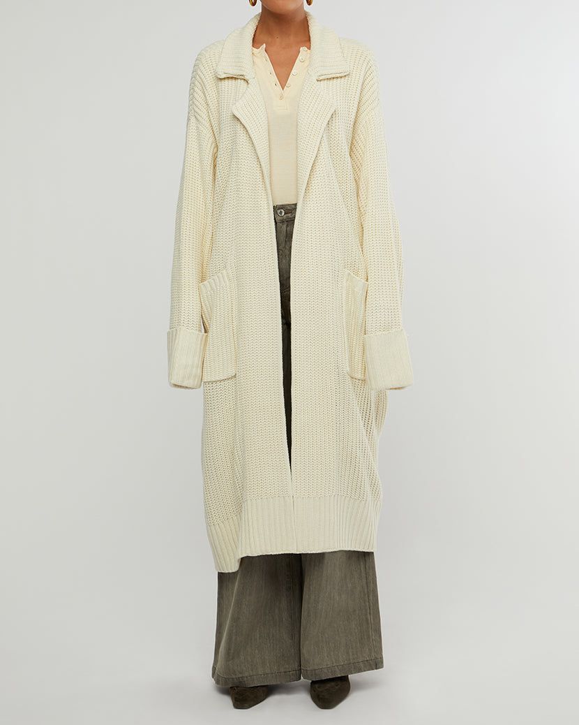 Coatigan sold by WeWoreWhat