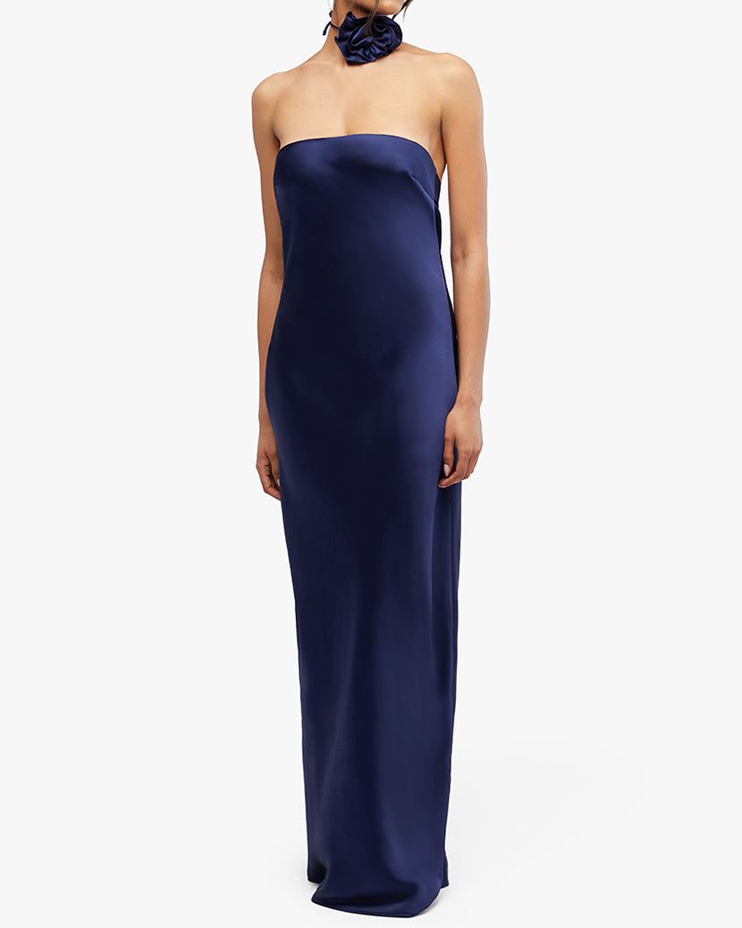 Strapless Silky Maxi Dress sold by WeWoreWhat