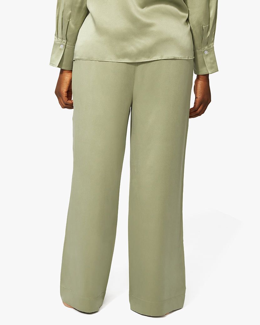 Silk Wide Leg Pant sold by WeWoreWhat product image thumbnail 6