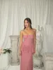 Strapless Corset Peplum Maxi Dress sold by WeWoreWhat
