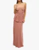 Strapless Corset Peplum Maxi Dress sold by WeWoreWhat