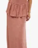 Strapless Corset Peplum Maxi Dress sold by WeWoreWhat