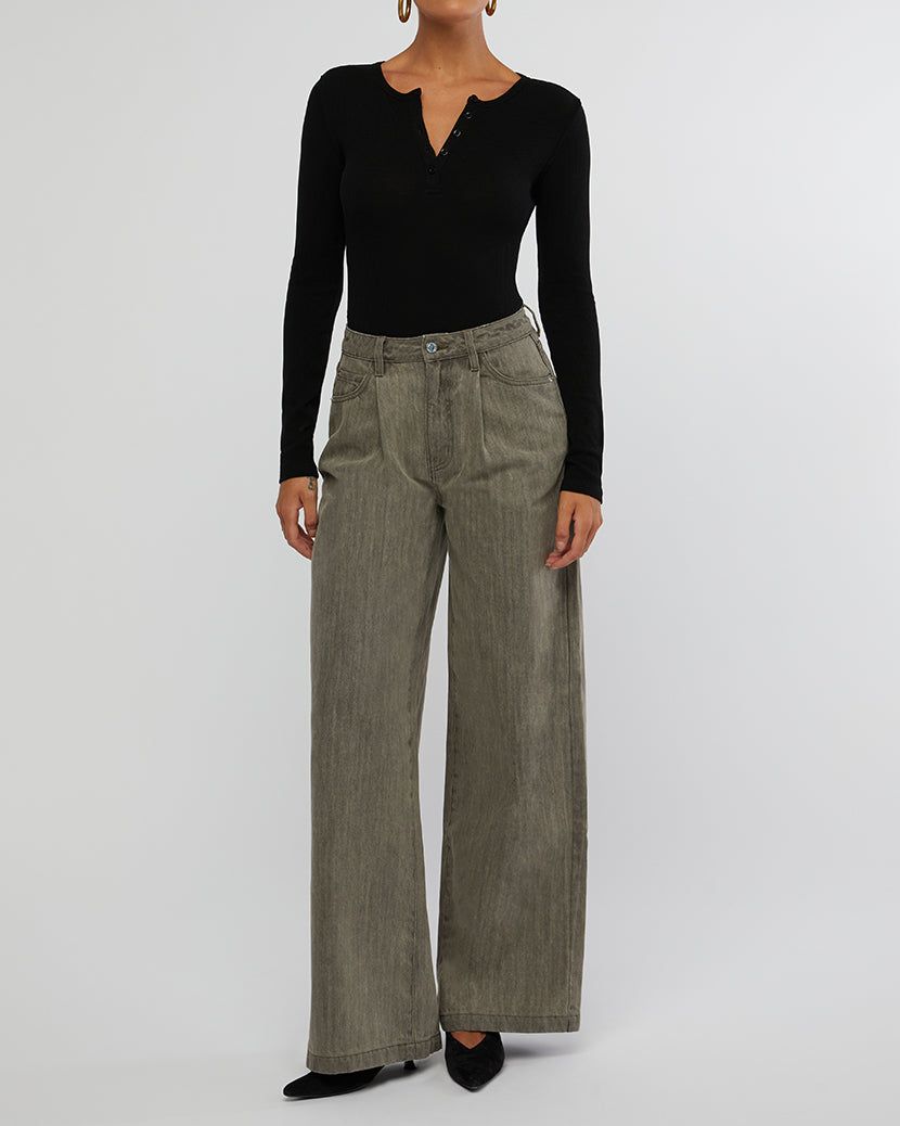 Henley Bodysuit sold by WeWoreWhat product image thumbnail 3