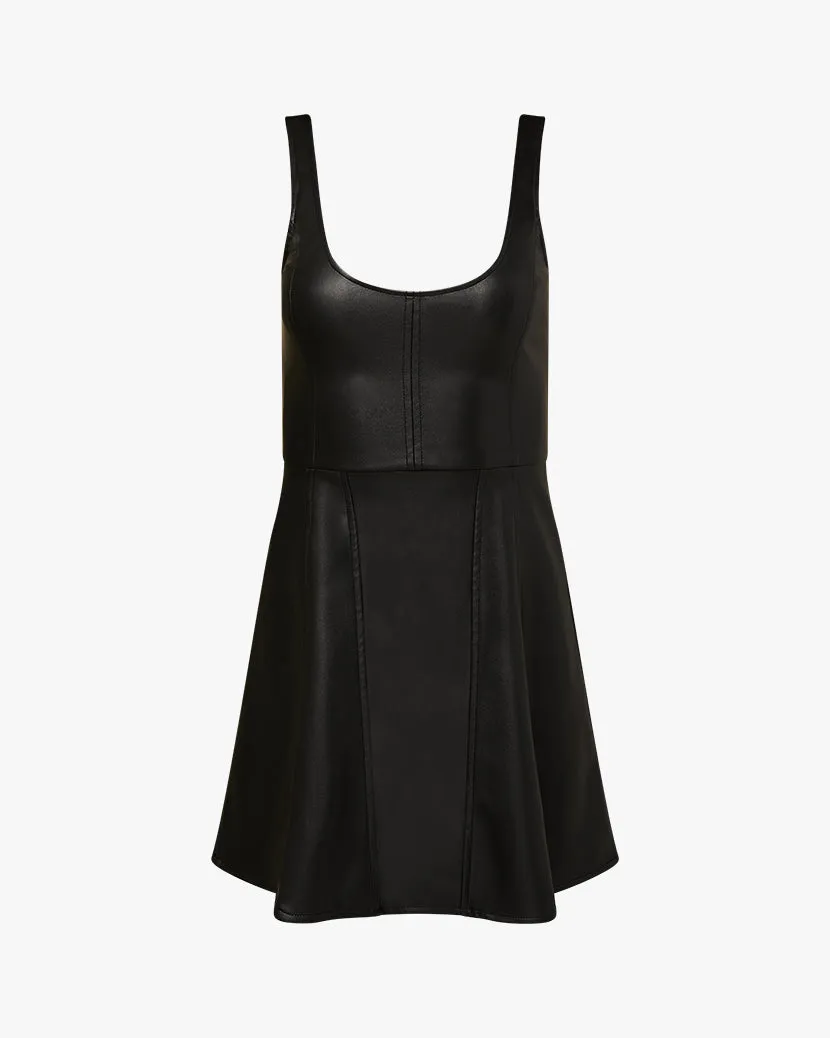Vegan Leather Mini Dress sold by WeWoreWhat product image thumbnail 2