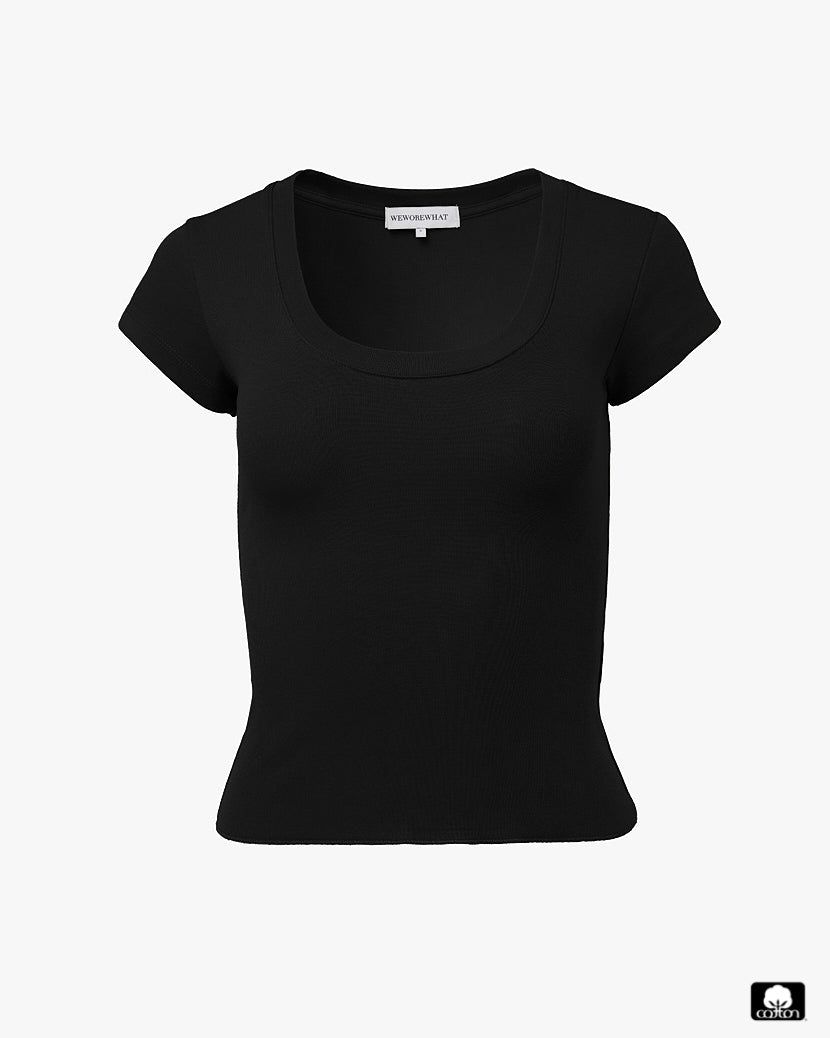 Scoop Neck Tee sold by WeWoreWhat product image thumbnail 2