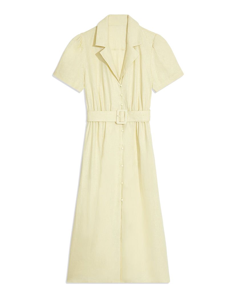 Camp Collar Linen Blend Shirt Dress sold by WeWoreWhat product image thumbnail 2