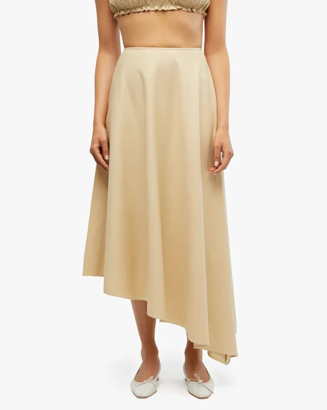 Asymmetrical Midi Skirt sold by WeWoreWhat