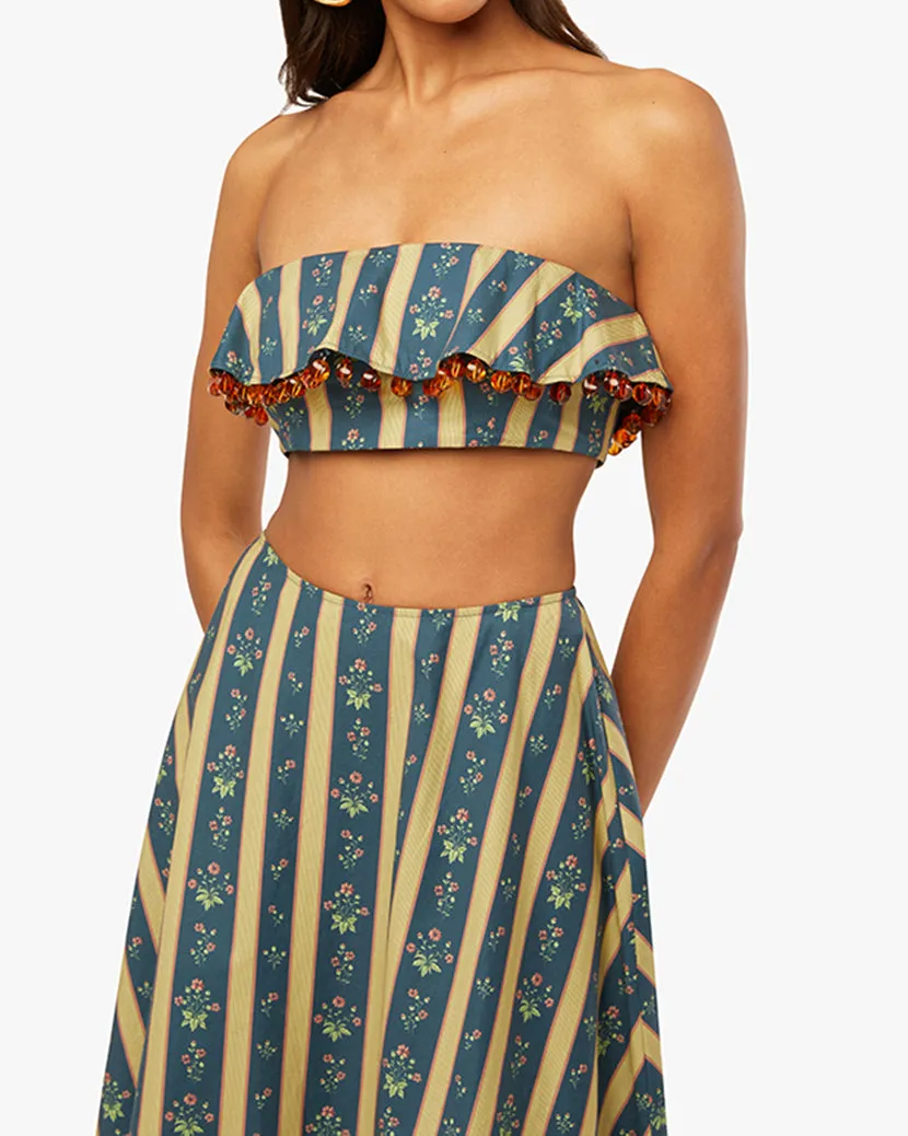 Ruffle Bandeau Top sold by WeWoreWhat