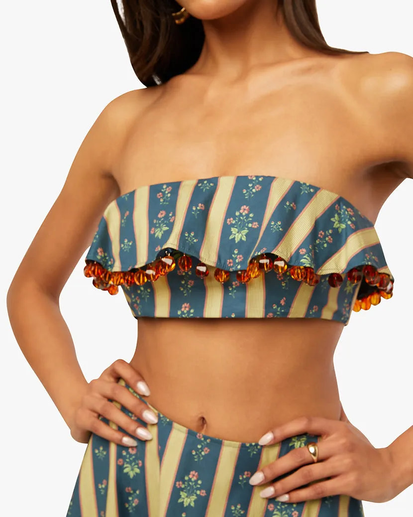 Ruffle Bandeau Top sold by WeWoreWhat product image thumbnail 5