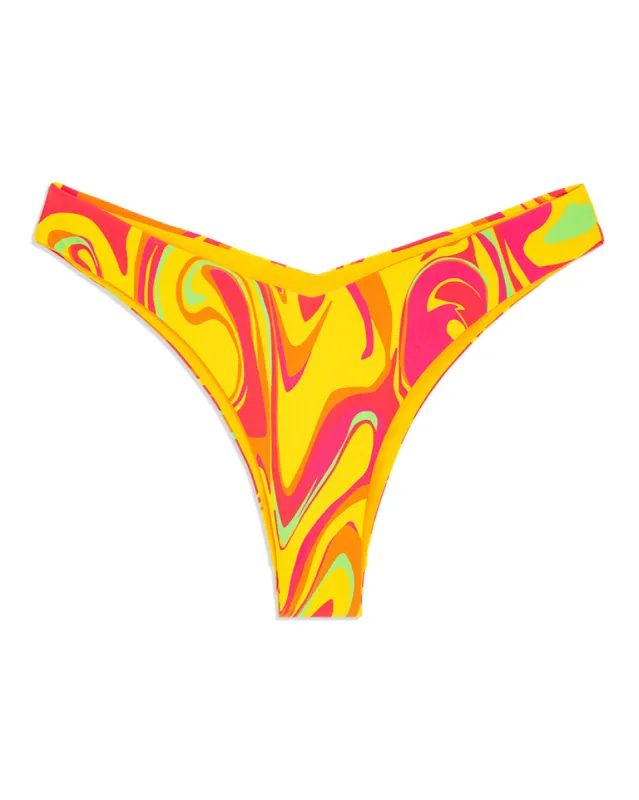 Delilah Paradise Marble Bikini Bottom sold by WeWoreWhat