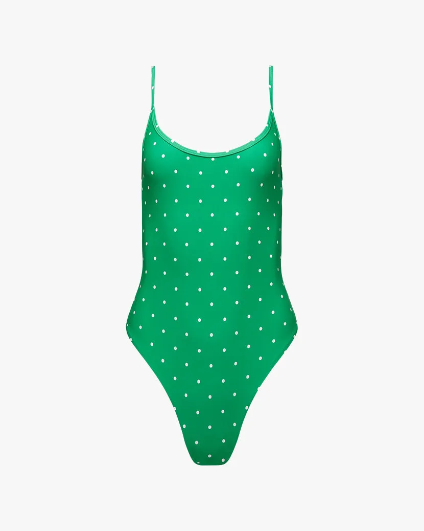 Scoop Cami Micro Polka Dot One Piece sold by WeWoreWhat product image thumbnail 2
