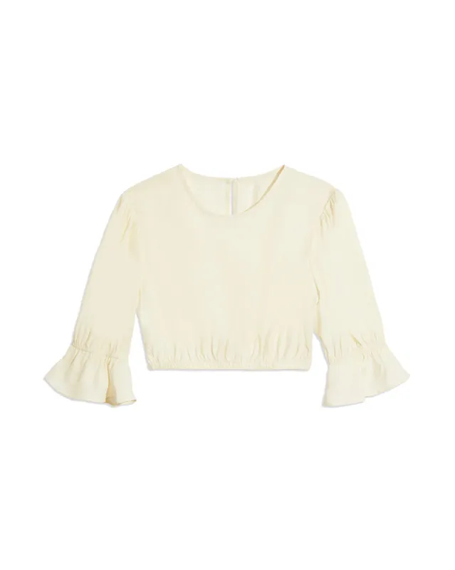 Cropped Poplin Top sold by WeWoreWhat