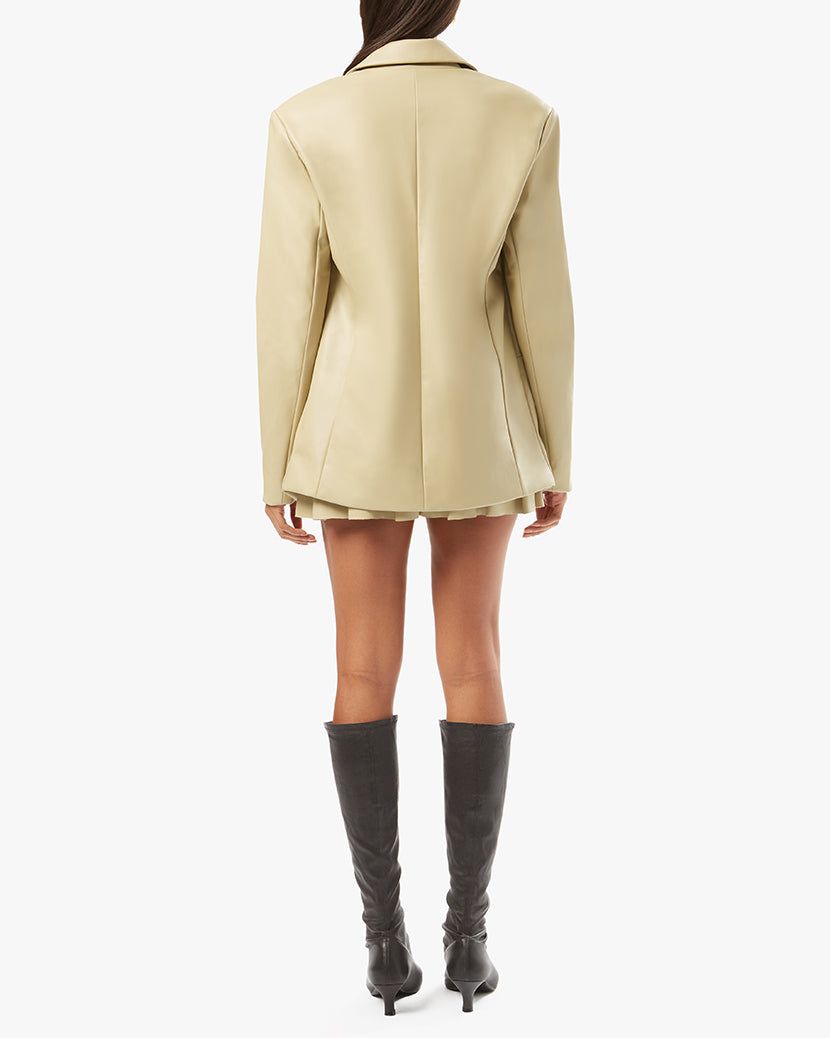 Vegan Leather Blazer sold by WeWoreWhat product image thumbnail 3