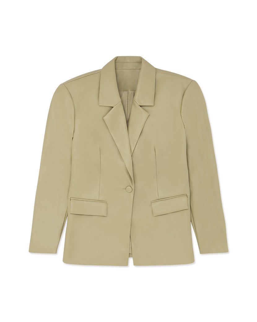 Vegan Leather Blazer sold by WeWoreWhat product image thumbnail 2