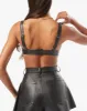 Vegan Leather Bra Top sold by WeWoreWhat