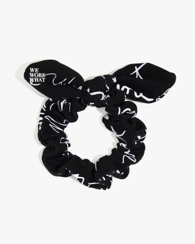 Logo Scribble Scrunchie sold by WeWoreWhat