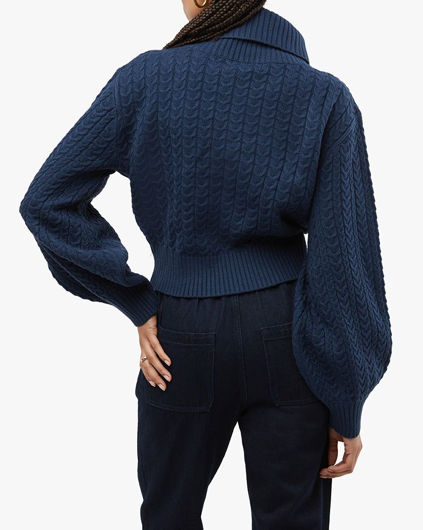 Turtleneck Cable Sweater sold by WeWoreWhat product image thumbnail 5