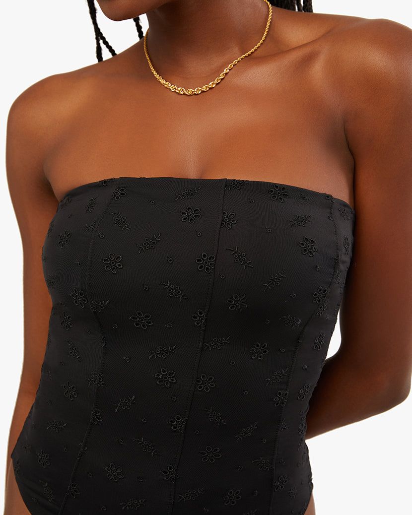 Corset Eyelet One Piece sold by WeWoreWhat product image thumbnail 4