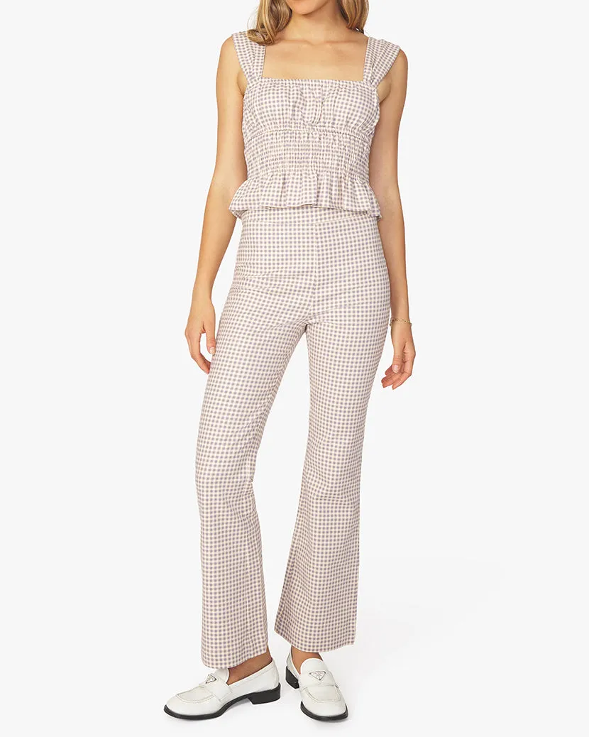 Smocked Micro Gingham Top sold by WeWoreWhat product image thumbnail 5