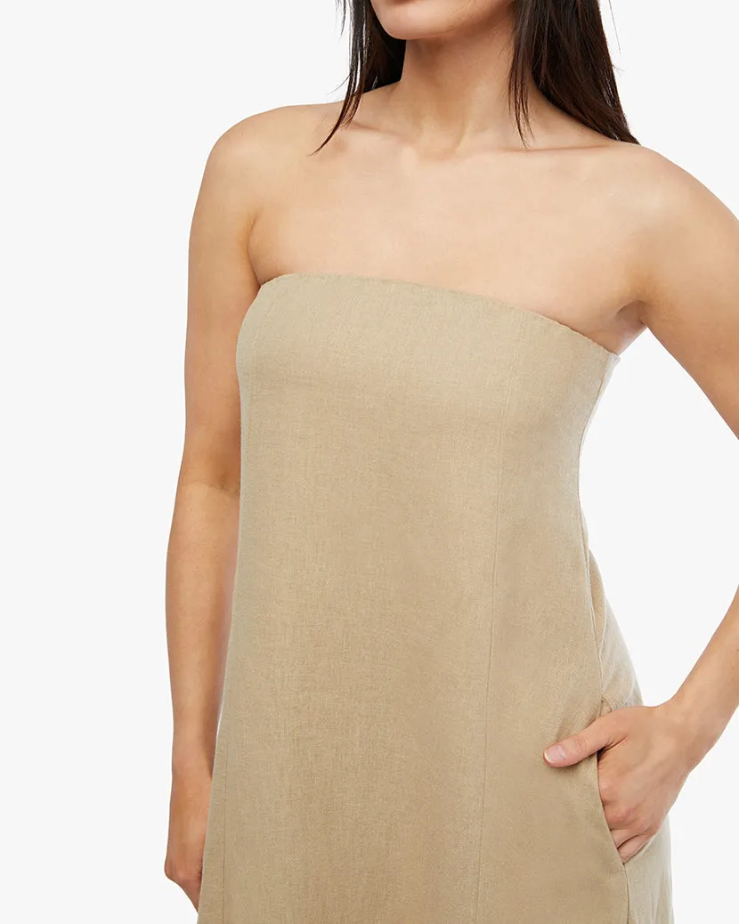 A-line Strapless Midi Dress sold by WeWoreWhat product image thumbnail 2