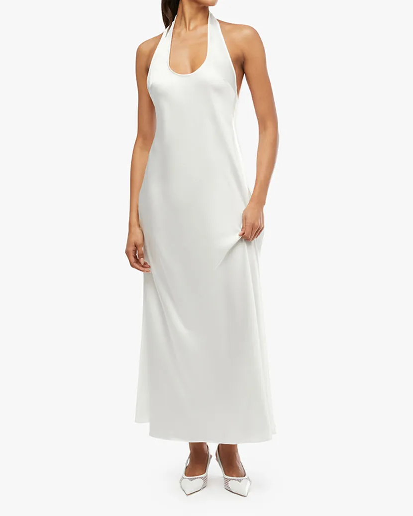 Halter Scoop Midi Dress sold by WeWoreWhat