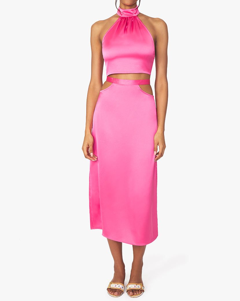 Halter Satin Charmeuse Top sold by WeWoreWhat product image thumbnail 5