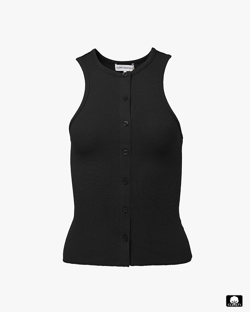 Button Up Tank sold by WeWoreWhat product image thumbnail 2