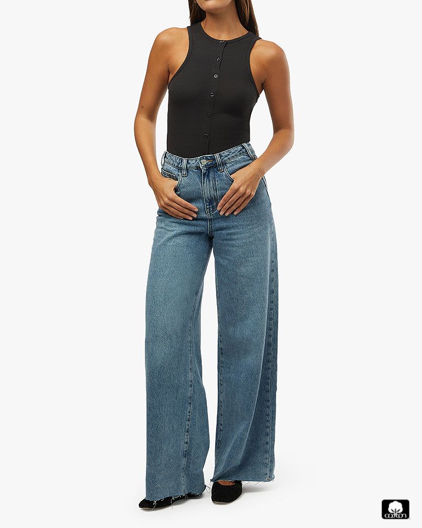 Button Up Tank sold by WeWoreWhat product image thumbnail 3