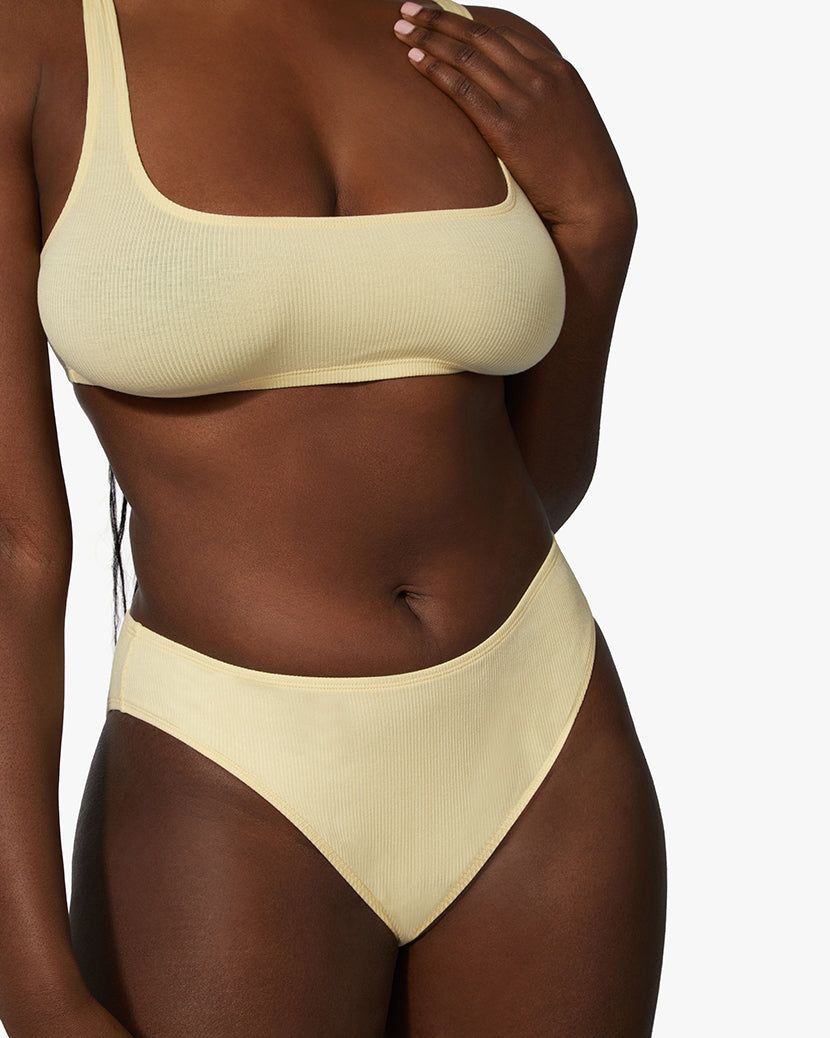 Scoop Rib Bra sold by WeWoreWhat