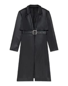 Vegan Leather Trench Coat sold by WeWoreWhat