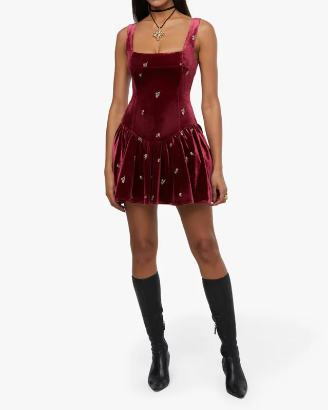 Corset Peplum Mini Dress made by WeWoreWhat
