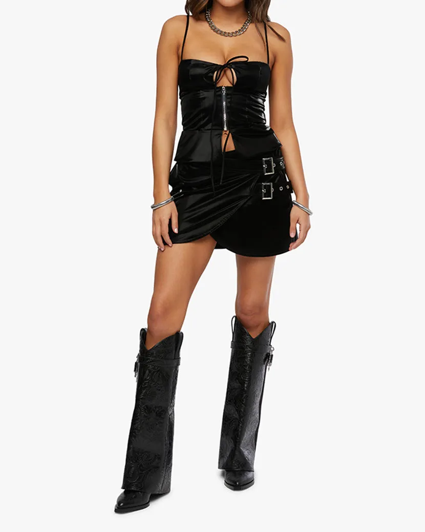 Peplum Corset Top sold by WeWoreWhat product image thumbnail 4