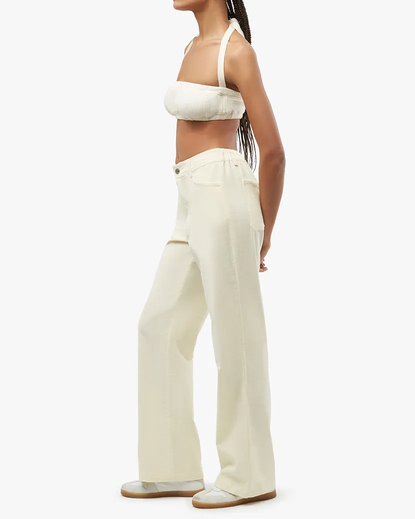 Tie Halter Wide Rib Bra Top sold by WeWoreWhat product image thumbnail 3