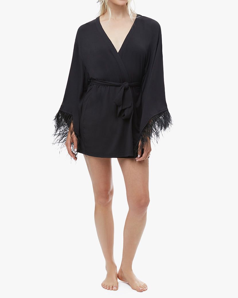 Feather Modal Jersey Robe sold by WeWoreWhat product image thumbnail 6