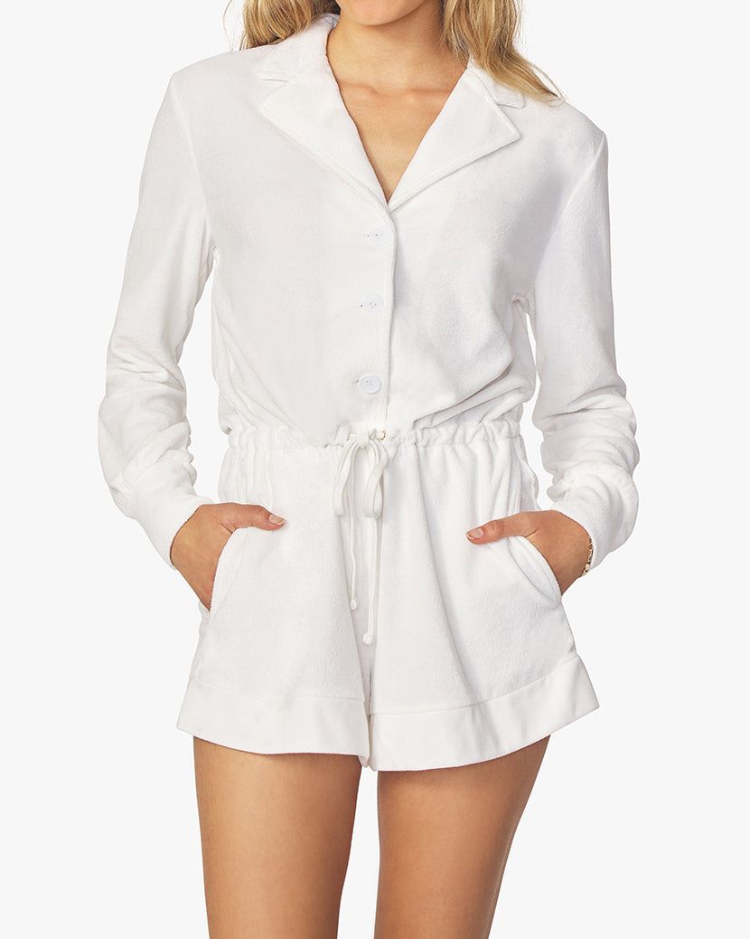 Knit Towel Terry Romper sold by WeWoreWhat product image thumbnail 7
