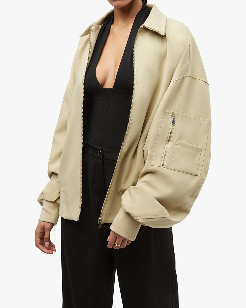 Twill Bomber Jacket sold by WeWoreWhat product image thumbnail 3