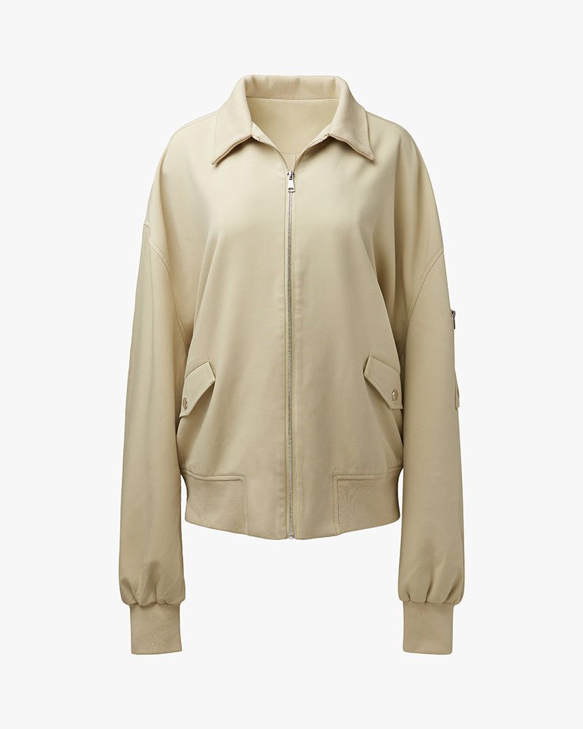 Twill Bomber Jacket sold by WeWoreWhat product image thumbnail 2