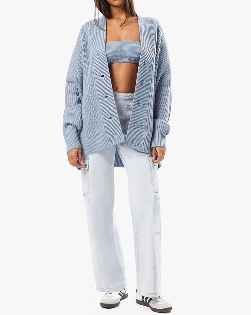 Oversized Chunky Cardigan Sweater sold by WeWoreWhat product image thumbnail 3