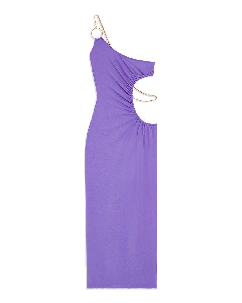 Snake Chain Jersey Knit Cutout Maxi Dress sold by WeWoreWhat product image thumbnail 2