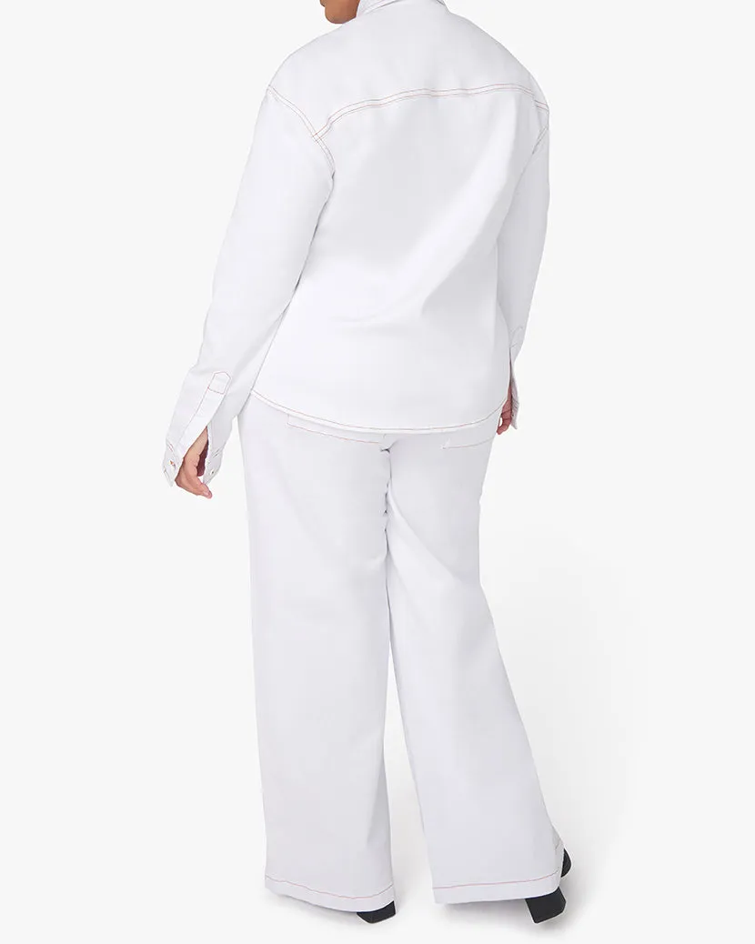 Straight Leg Stretch Twill Denim Pull On Jean sold by WeWoreWhat product image thumbnail 5