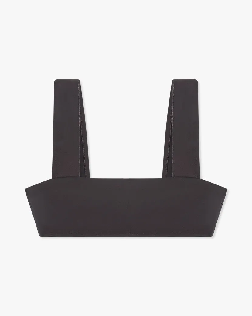 Leather Look Bandeau Bra Top sold by WeWoreWhat product image thumbnail 2