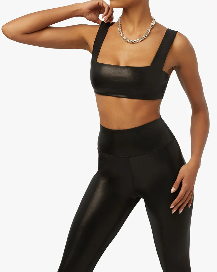 Leather Look Bandeau Bra Top sold by WeWoreWhat product image thumbnail 5