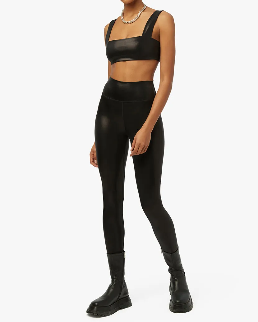 Leather Look Bandeau Bra Top sold by WeWoreWhat