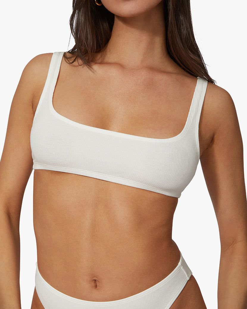 Scoop Rib Bra sold by WeWoreWhat
