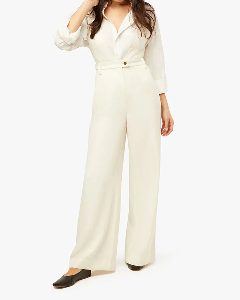 Deep V Flare Overall sold by WeWoreWhat