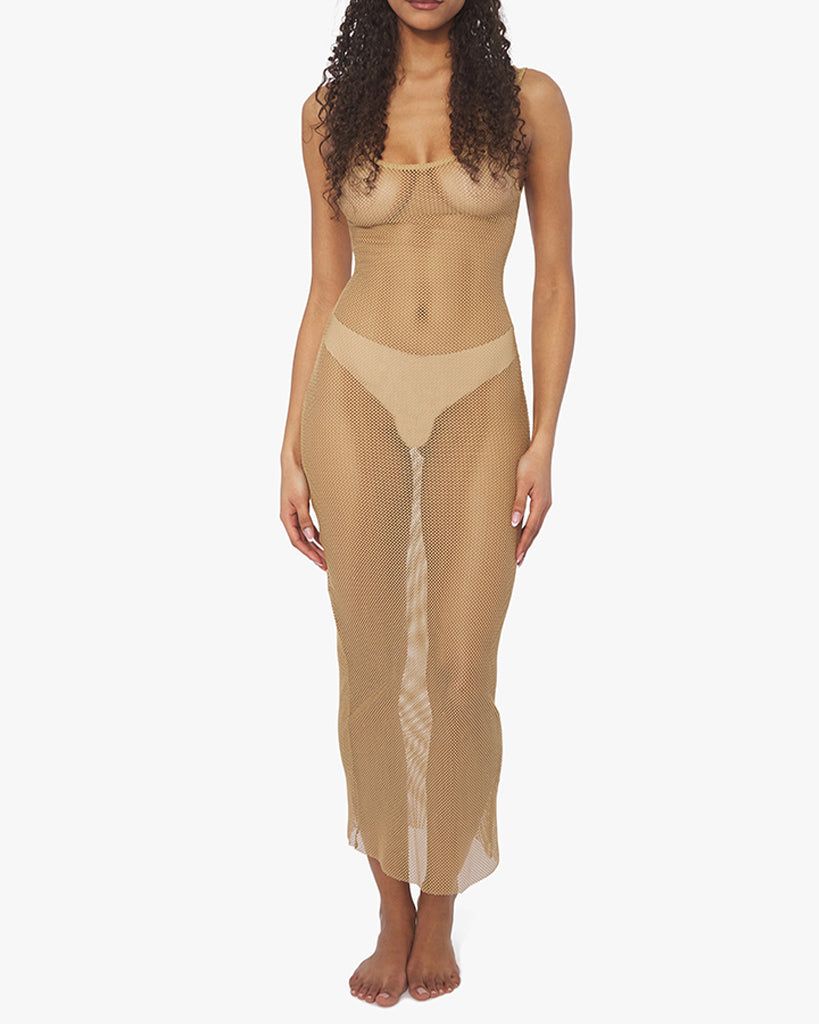 Fishnet Maxi Dress sold by WeWoreWhat