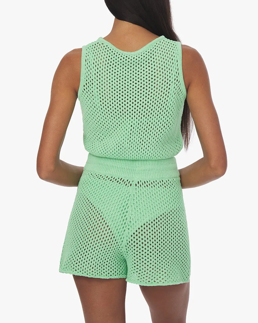 Crochet Ruched Crop Top sold by WeWoreWhat product image thumbnail 3