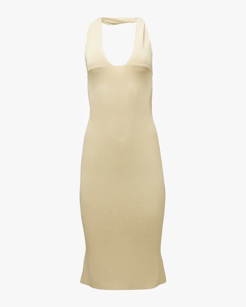 Fully Fashioned Rib Halter Midi Dress sold by WeWoreWhat product image thumbnail 2